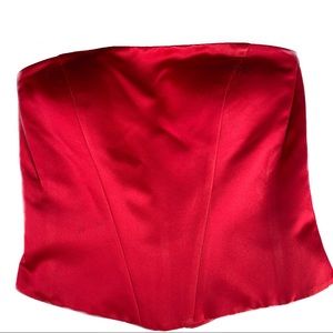 Bill Levkoff Red Bustier Separate, EUC, Si…